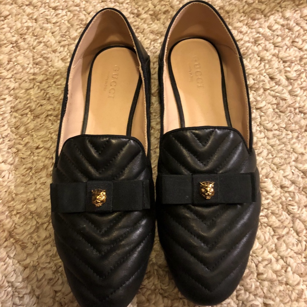 Leather Gucci shoes